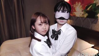 【完全顔出し】145cm、細身Dカップ！SSS級の童顔Ｊ〇との3P記録【47分】 jav jvip