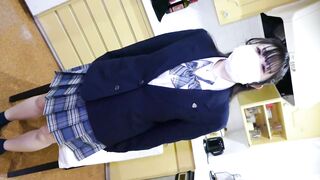 写真スタジオ店流出！受験票用証明写真時に撮影ポーズ指導　群馬県立H高●「胸チラ＆ハミマンあり」 jav jvip