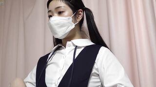 【検診着替え】脱ぐとチクビが勃ってる!と思える程ビンビン乳首でした jav jvip