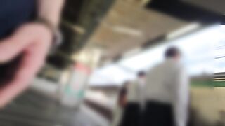 痴かん狂信者 #58【★3】美脚少女のエロいお尻に激しく勃起→押しつけ＆お触り ipcam