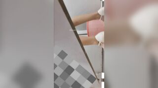 Tender Pussies in the Dance Classroom Toilet of University ipcam (8)