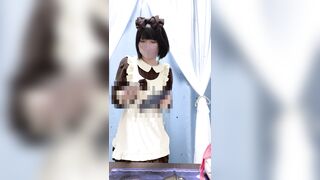 【メイドノーパン逆さ撮り】剛毛陰唇丸見えハプニング推しの子③＝凛(リン) jav jvip