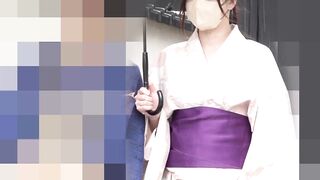 【はだけた浴衣から見えたデカ乳首】【着崩れ激かわ浴衣JDおっぱい＆陰毛すけパン激写】 jav jvip