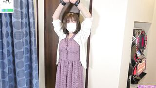 【個撮】No232 佳奈さん28歳 人妻を立ち拘束して玩具固定したら心拍数爆上げ絶頂、手マンされて大量潮吹き絶叫イキ jav jvip