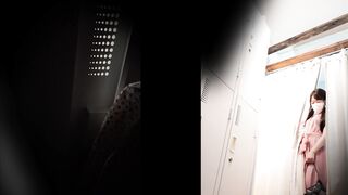 【和食レストラン更衣室盗撮】清楚系の私服で出勤してきたロングヘアJKバイト jav jvip ipcam