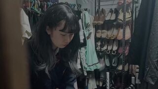 優等生じぇ～娘はあどけなさが残る〇〇パンツ女子　僕のお店の試着室532 jav jvip ipcam