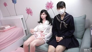 19才になった杏花ちゃんと初めてのマスク撮影 jav jvip (1)