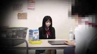 ⑥爆乳青チェJ●お仕置きチカン。スーパーのバックヤードにて【隠しカメラ編（前編）】 jav jvip