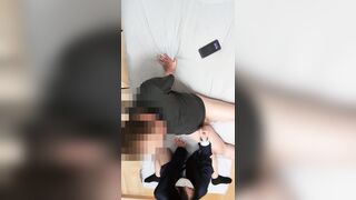 【危険作36SP】街で歩いてた顔・性格最高の黒髪ロング美女即ハメ！スマホ用縦動画フル画面 jav jvip