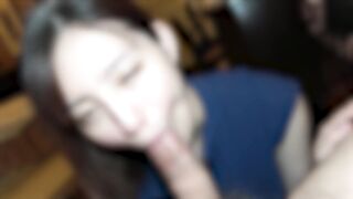 【無修正】清楚系のワンピースで美人！ゴックンと中だし二発の計三発射精 jav jvip