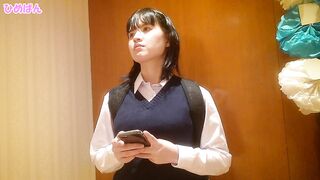 爆乳J◯がイヤイヤ言いながらも敏感ボディで感じまくりｗしかも名器で最後は中出しｗ jav jvip