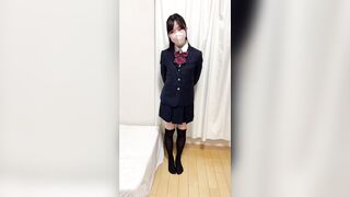 Vol.1 ほぼパイパンの生えはじめのスレンダー炉利〇K　超貧乳ちっぱいとクビレ制服女子 jav jvip