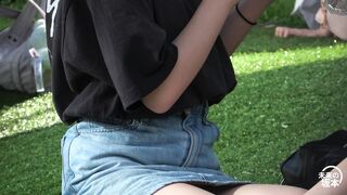 グリーンパークへようこそ205　めちゃかわピンク娘のミニデニム jav jvip