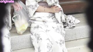浴衣でパンチラする動画~足のお行儀が悪い女の子 jav jvip