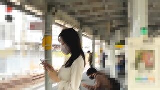 [電車胸チラ]坂道系・黒髪清楚系徹底ターゲット撮れ高サイコー!3分以上も乳首がハッキリ! jav jvip ipcam