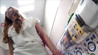 ◆シミ付き桜パンティーの超美人ちゃん盗撮!!エロミニワンピで誘発してきたこの子が悪い jav jvip ipcam