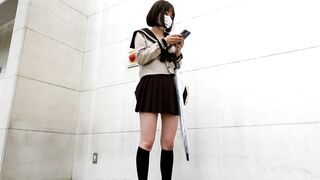 無防備激カワ○K！ハミケツ極小パンツちゃんはベンチM字開脚パンツ見られても気にしない！_TPC-030 jav jvip ipcam 1