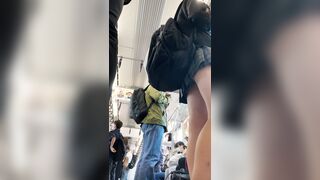 【再販】人気校の制服 電車内 ⑫ 大人し系超ミニチラチラJ○！ jav jvip ipcam