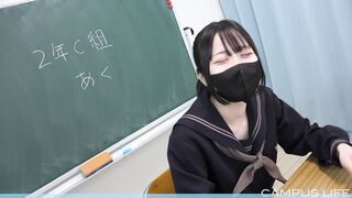美乳あくちゃん続編はポニテ黒セーラーの生外！主観視点でお腹にフィニッシュ jav jvip