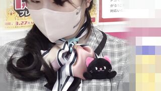 10大人清楚な美人店員さん♡むちむちおちりに食い込んだピンクショーツ＆美乳激写しました♡ voyeur jp