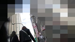 11 制服女子の赤パンを1日追っかけ voyeur jp