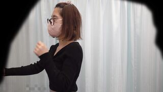 【職権乱用】健康診断のメガネ美人（スレンダー美乳ですよ～！）vol.2 jav jvip