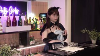 コンカフェ店長のセクハラ面接記録...24,5【「中出しは絶対だめ！」Hカップ美巨乳とカウンター内で生ハメセックス】 jav jvip