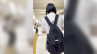 JD盗撮日記4 超絶美少女あ○ちゃん風激カワロリロリJDを電車内とトイレ内で盗撮【※完全主観24分超撮影】 voyeur jp