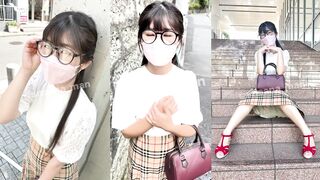 【再販】性欲燃えまくりなちっぱいメガネっ娘の本気オナニーが貪欲すぎて震えた....。ひな(24) jav jvip