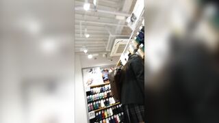 超ミニJK追跡＊歩くだけでPチラしてるのエスカでも突っ込み voyeur jp