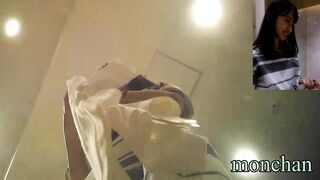 ⑤【黒髪の美人現役モデル！床から失礼します☆】 voyeur jp