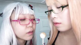 FC2PPV 4816266 オナサポIdi●s五十嵐×石神二人に逆３Ｐ性処理係に命じられる、Wち◯ぽ舐めW中出しで仲良しアピールいつパコレイヤーVol.73 [有] jav 1