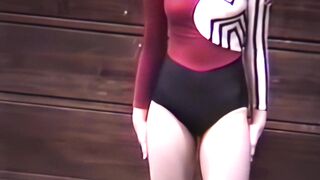 AIで動画の鮮明化、大型化をしてみました　レオタード　その12　新体操 voyeur jp (2)