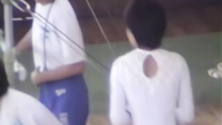 AIで動画の鮮明化、大型化をしてみました　レオタード　その19　体操 voyeur jp (1)