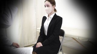 美人ハーフOL乳がん検査で美巨乳揉みしだく【セクハラ内科医】 voyeur jp