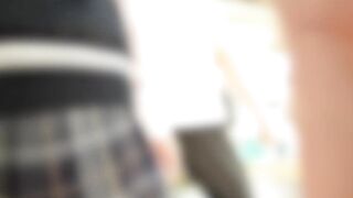 痴かん狂信者 #45【★3】美脚＆巨尻少女の激しい抵抗をかいくぐりムチ尻お触り成功。近くの男にバレ voyeur jp