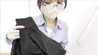 店員チラ☆再登場！キュンししちゃいそうな可愛い店員さんのおっぱいをまたまた堪能してきました！！涙 voyeur jp