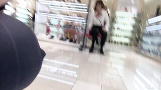 【靴試着】美人OLの開脚靴試着をローアングルからこっそり隠し撮り voyeur jp