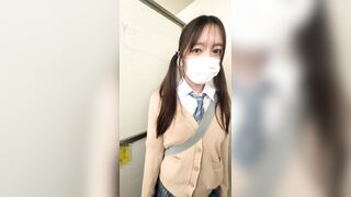 【現役JKにオナサポ交渉】最初は見てもらうだけだったのに、、、極上オナニーサポート♡ jav jvip