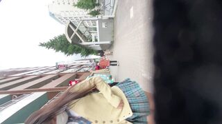 【4k】 ロリカワ JK逆さ撮り【青チェ】 voyeur jp