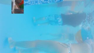 【顔出し】プールの中の秘密（17） voyeur jp