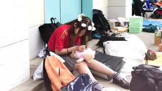 【Full ＨＤ】妄想vol.89「 制服でリラックスしているところを ...」 voyeur jp