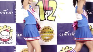 【再販】 光沢系ブルーアンスコが眩しい日本 No1美女チアダンスチーム　HD64-01（見どころスロー映像付き） voyeur jp (1)