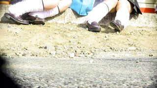 【再販】 ロリっぽい柄パンの JK voyeur jp