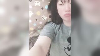 流出】 某情報大学に在籍していた片桐あ○ささん , 美巨乳JD自撮りオナニー（流失）, 美巨乳＆スレンダー美乳　JD美女自撮り, 日常生活で出会っ jav jvip (2)