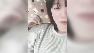 流出】 某情報大学に在籍していた片桐あ○ささん , 美巨乳JD自撮りオナニー（流失）, 美巨乳＆スレンダー美乳　JD美女自撮り, 日常生活で出会っ jav jvip (9)