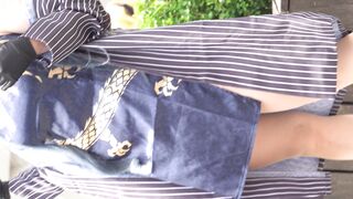 風のいたずらが股間を露出 voyeur jp