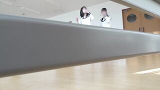 チアっ子お着替え2人分！練習前後の無防備お着替えでおっぱいプリケツ丸見え voyeur jp