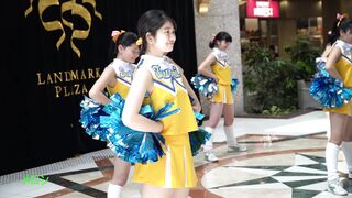 祭りだチア vol.114 【4K】 黄色アンスコ最強！駆け足する姿が可愛すぎてキュンです！Kバトン voyeur jp