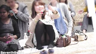 【お花見シリーズ025】【4K】 お花見パンチラセット 5 voyeur jp